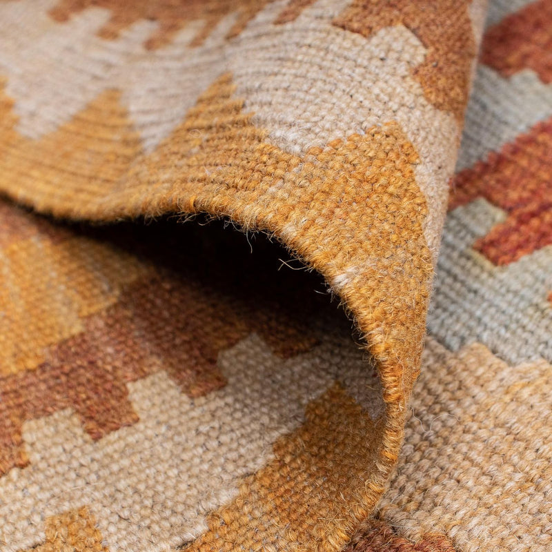 Kelim Carpet - orientalisk matta - 206 x 141 cm - flerfärgad