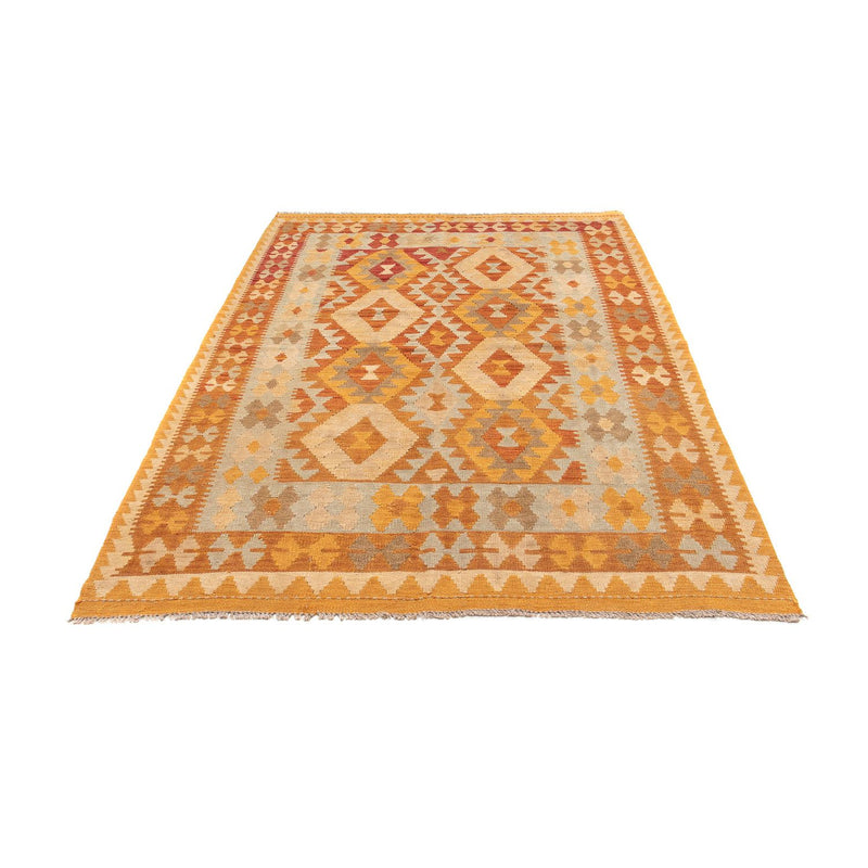 Kelim Carpet - orientalisk matta - 206 x 141 cm - flerfärgad