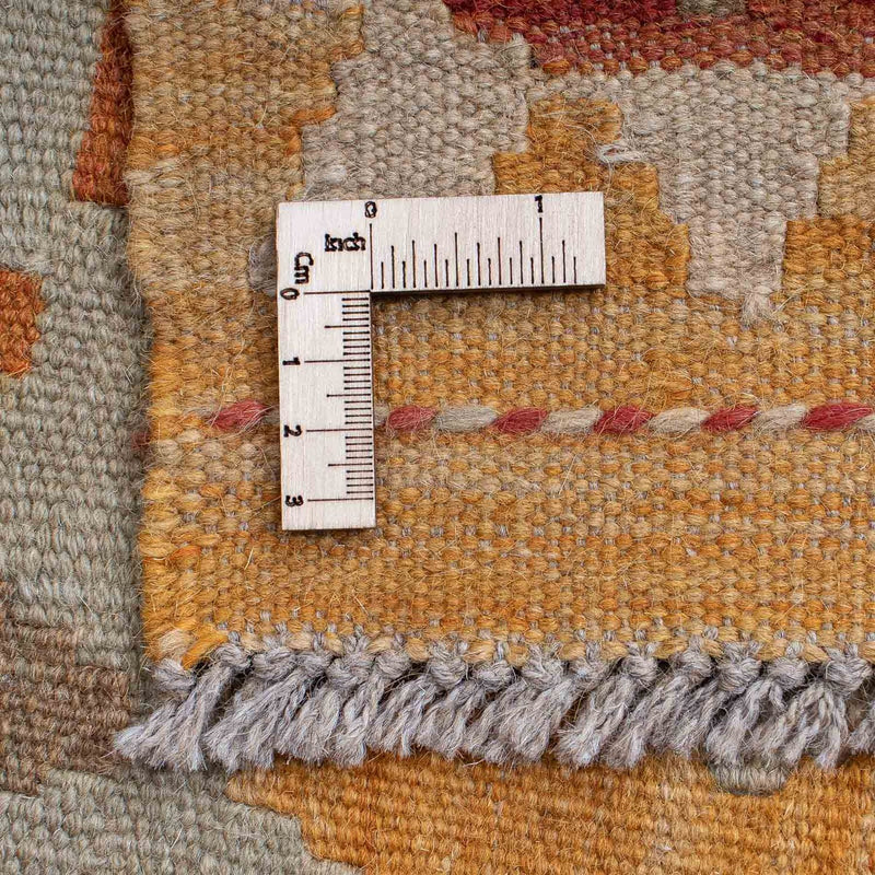 Kelim Carpet - orientalisk matta - 206 x 141 cm - flerfärgad