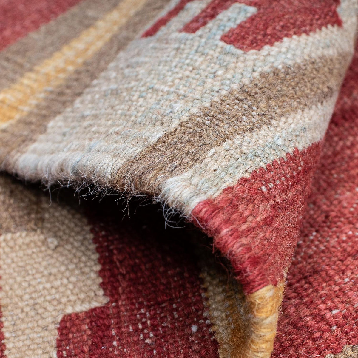 Kelim Carpet - orientalisk matta - 211 x 149 cm - flerfärgad