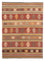 Kelim Carpet - orientalisk matta - 202 x 142 cm - flerfärgad