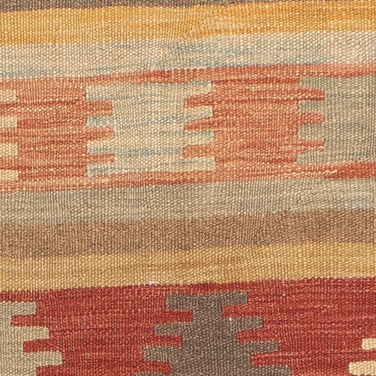 Kelim Carpet - orientalisk matta - 202 x 142 cm - flerfärgad