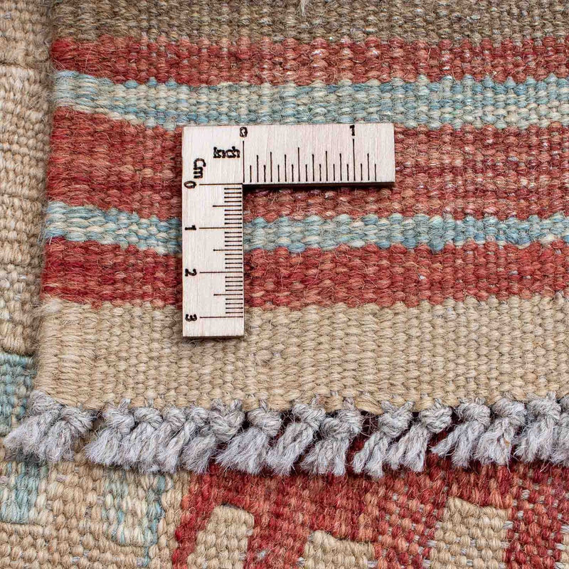 Kelim Carpet - orientalisk matta - 196 x 152 cm - flerfärgad