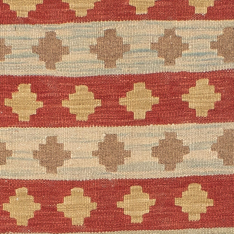 Kelim Carpet - orientalisk matta - 201 x 142 cm - flerfärgad
