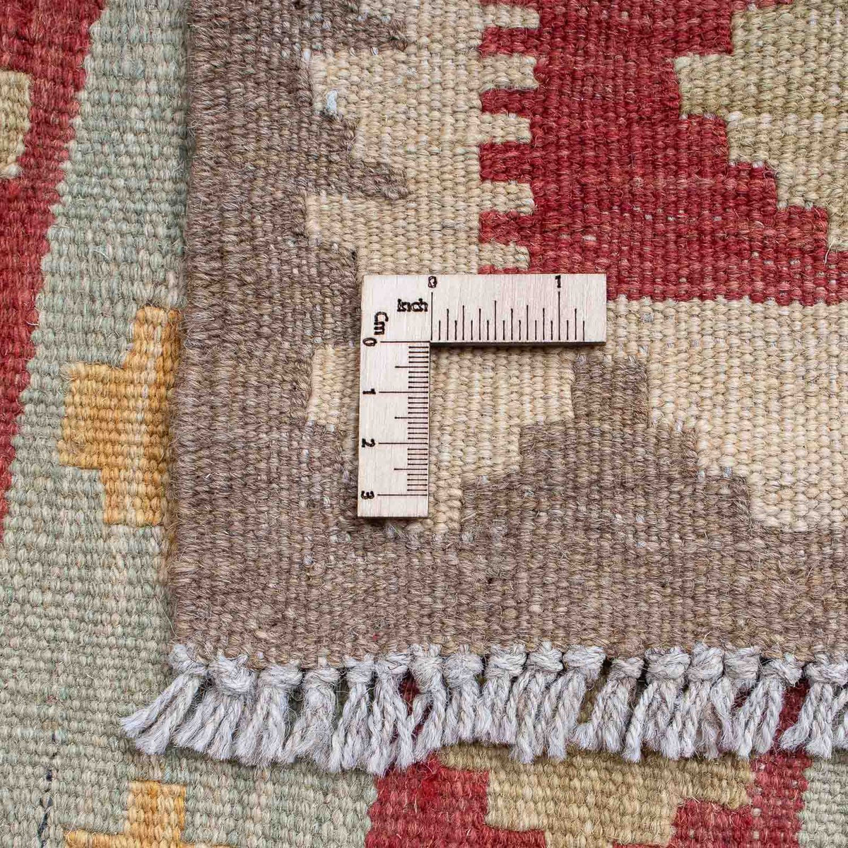 Kelim Carpet - orientalisk matta - 201 x 142 cm - flerfärgad