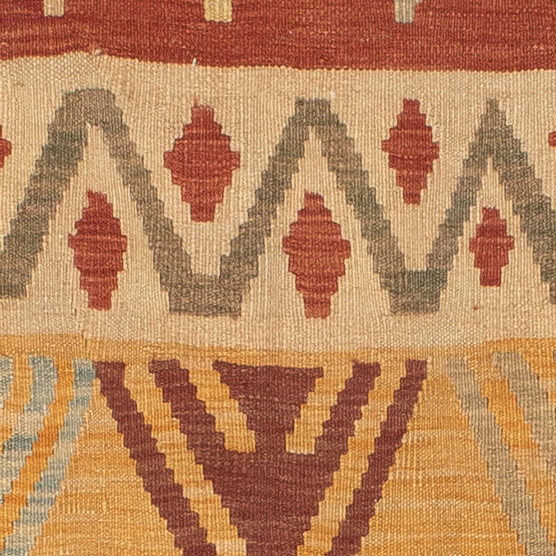 Kelim Carpet - orientalisk matta - 195 x 146 cm - flerfärgad