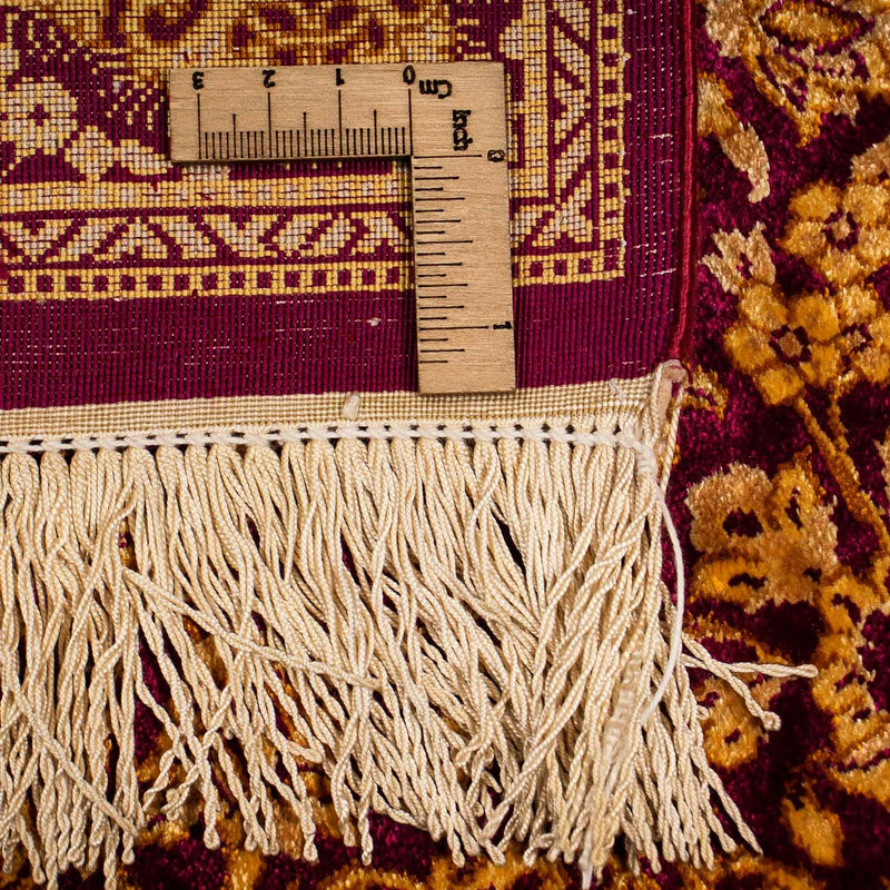 Silk Carpet - Ghom Silk - Premium - 216 x 132 cm - mörkblå