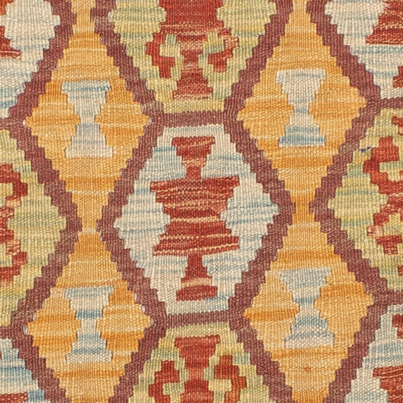 Kelim Carpet - orientalisk matta - 201 x 146 cm - flerfärgad