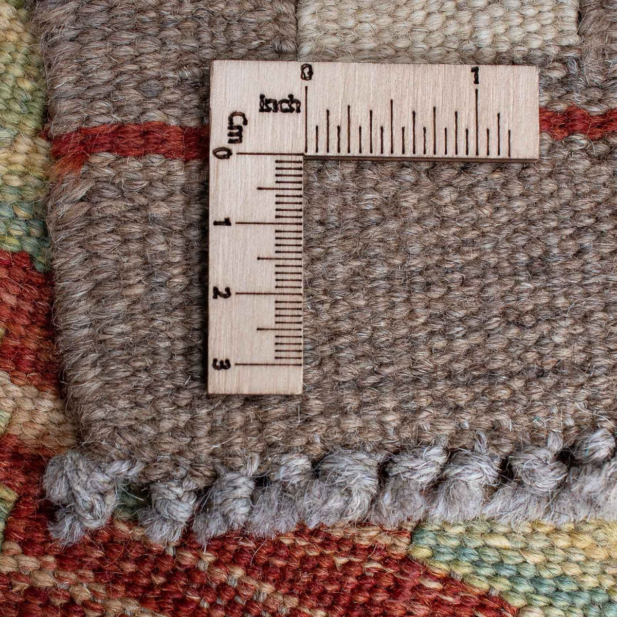 Kelim Carpet - orientalisk matta - 201 x 146 cm - flerfärgad