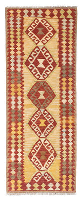 Runner Kelim Carpet - orientalisk matta - 196 x 78 cm - beige