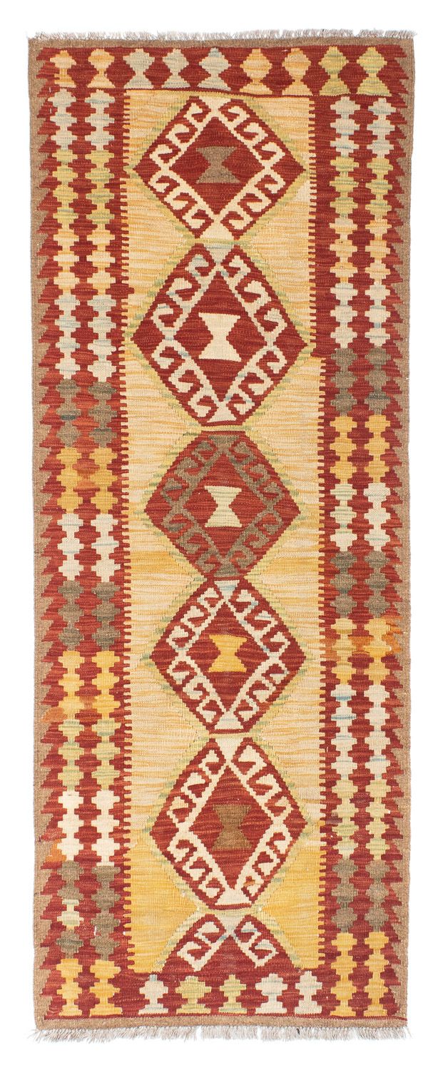 Runner Kelim Carpet - orientalisk matta - 196 x 78 cm - beige