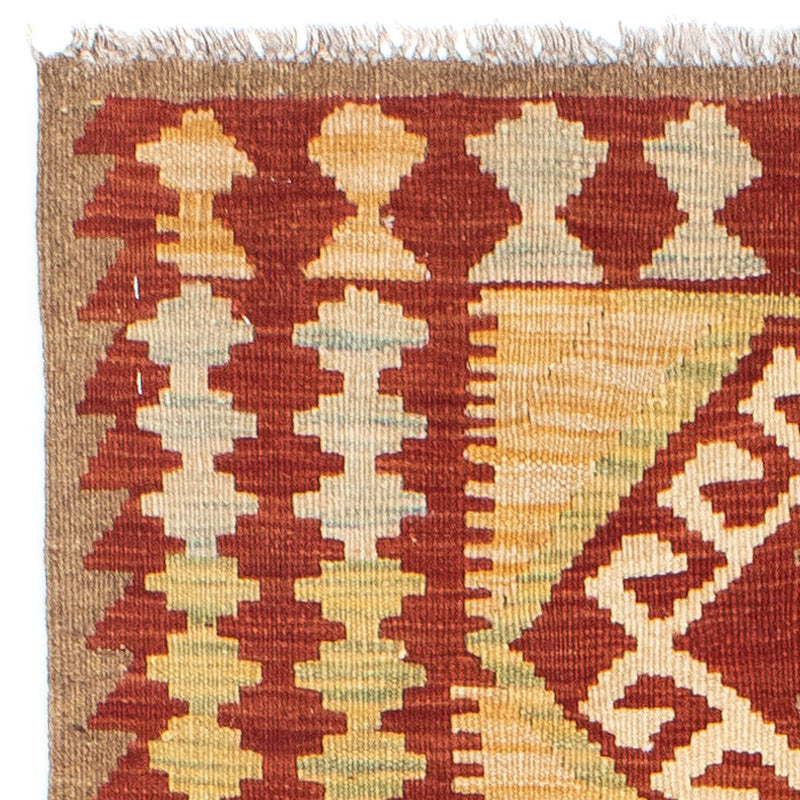 Runner Kelim Carpet - orientalisk matta - 196 x 78 cm - beige