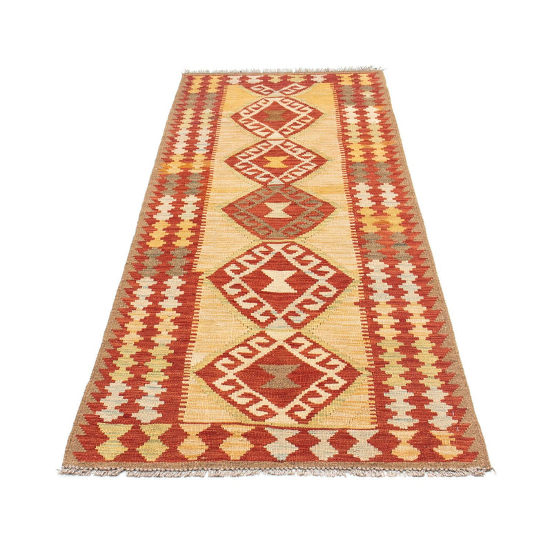 Runner Kelim Carpet - orientalisk matta - 196 x 78 cm - beige