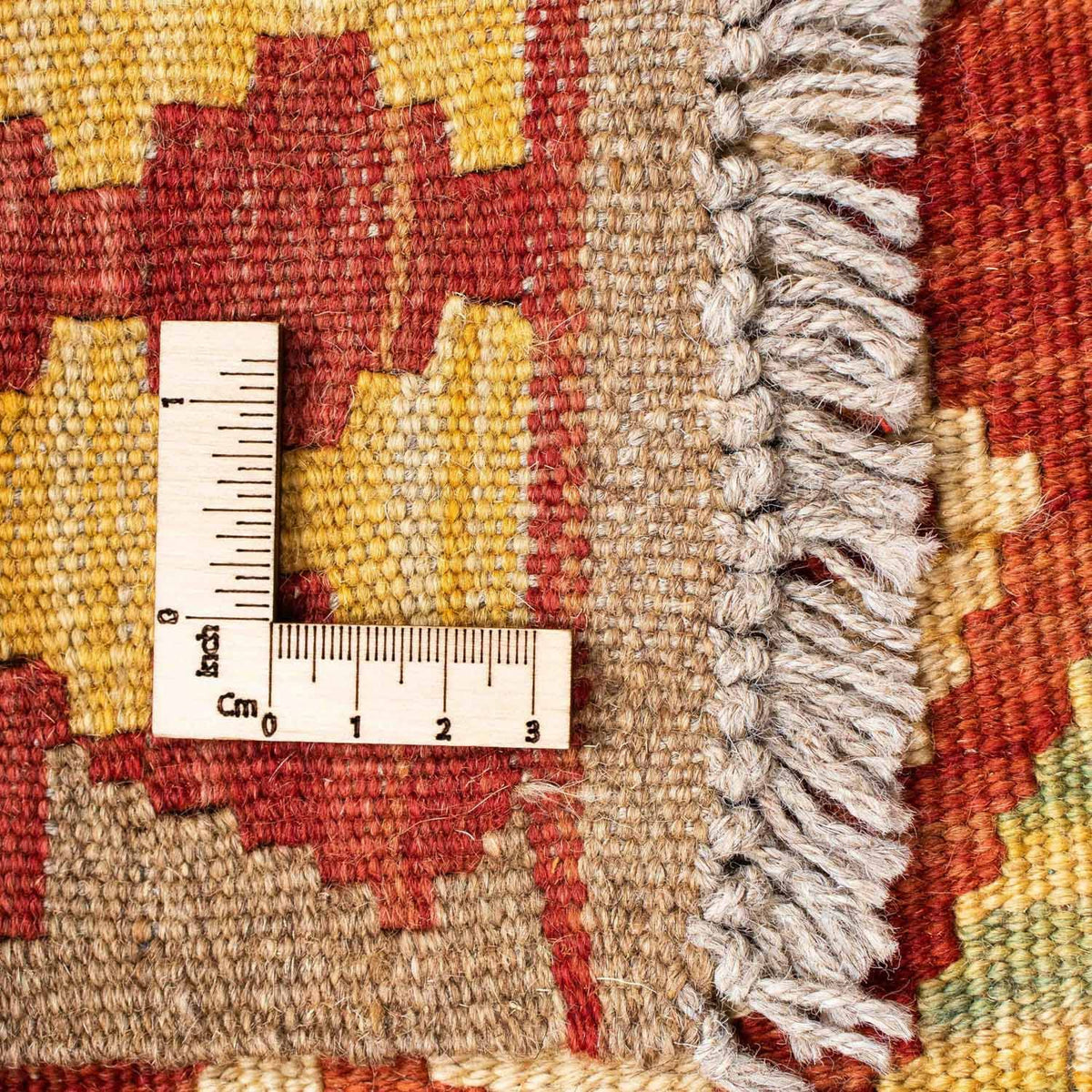 Runner Kelim Carpet - orientalisk matta - 196 x 78 cm - beige