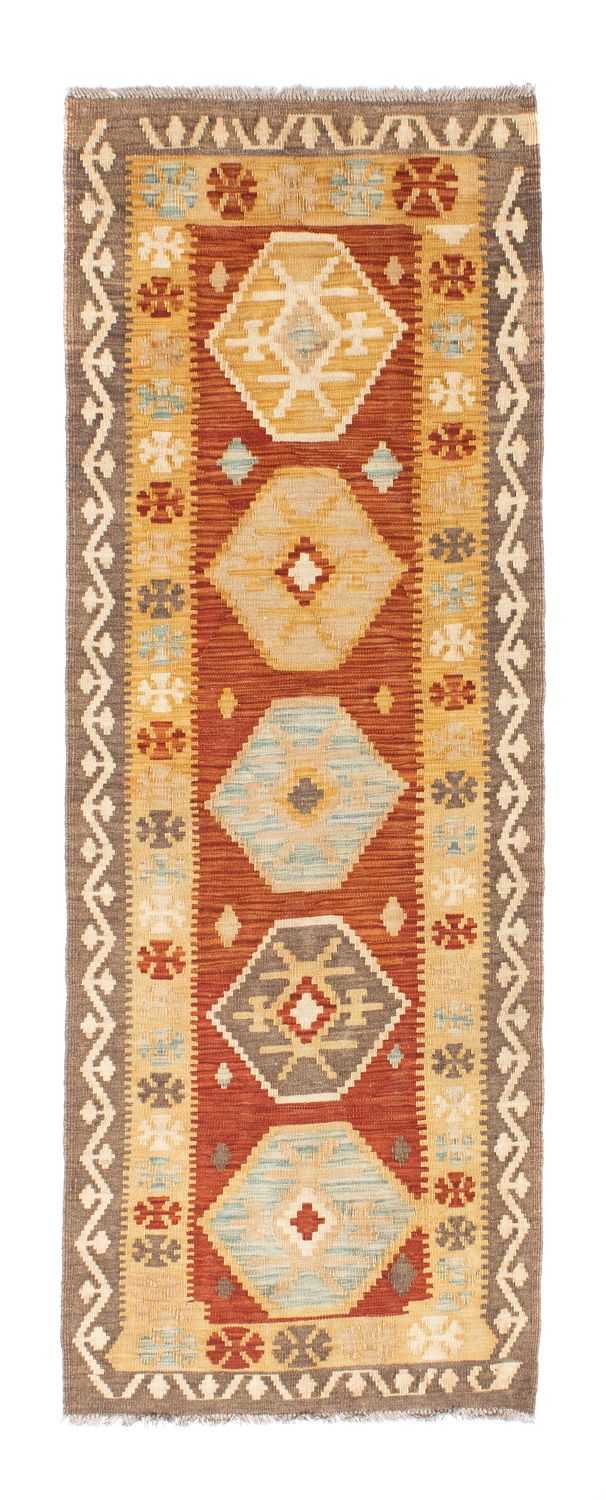 Runner Kelim Carpet - orientalisk matta - 203 x 70 cm - beige
