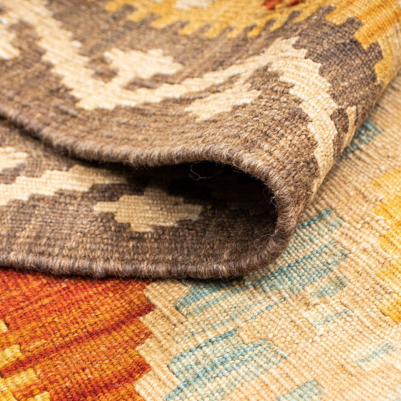 Runner Kelim Carpet - orientalisk matta - 203 x 70 cm - beige