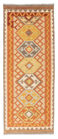 Runner Kelim Carpet - orientalisk matta - 202 x 76 cm - beige