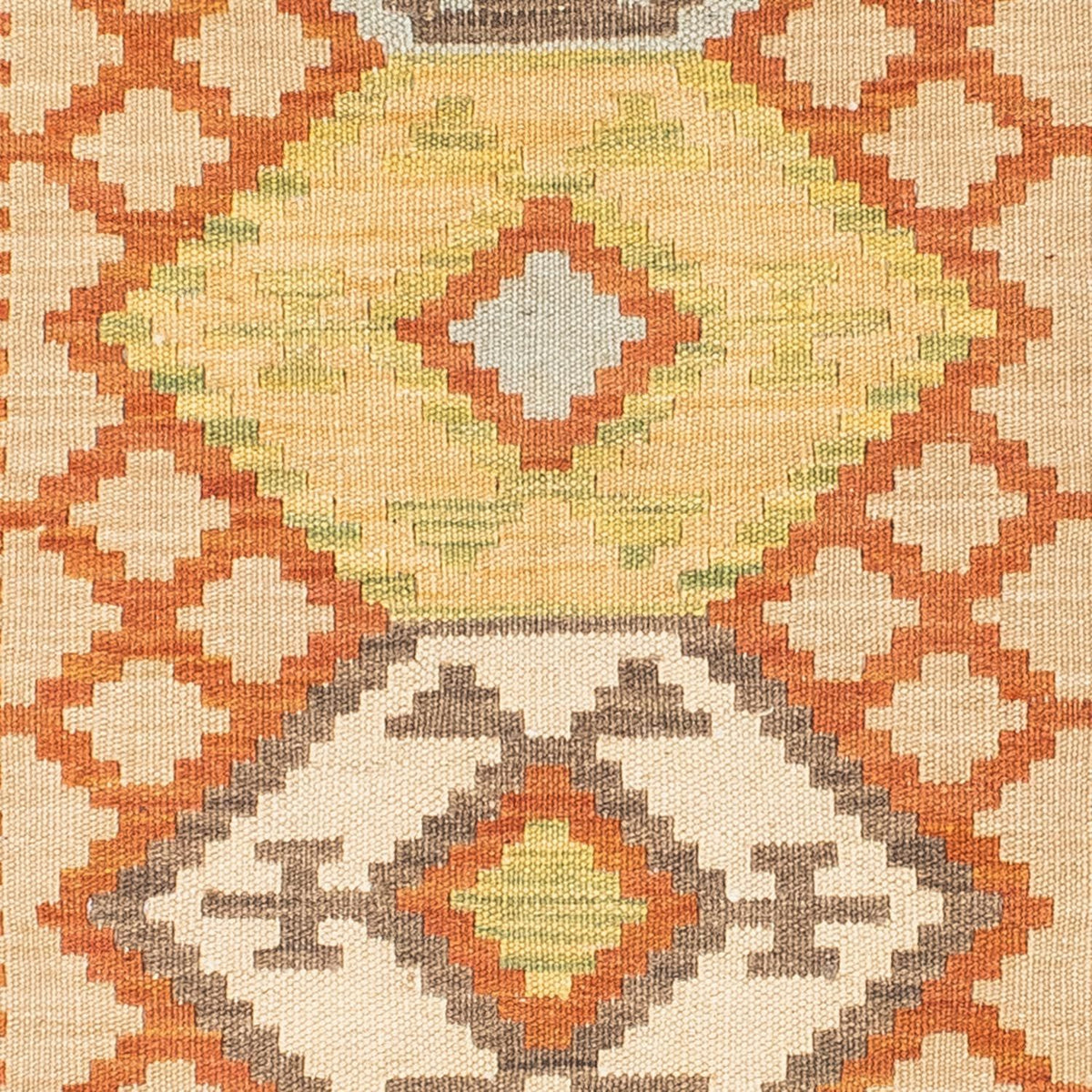 Runner Kelim Carpet - orientalisk matta - 202 x 76 cm - beige