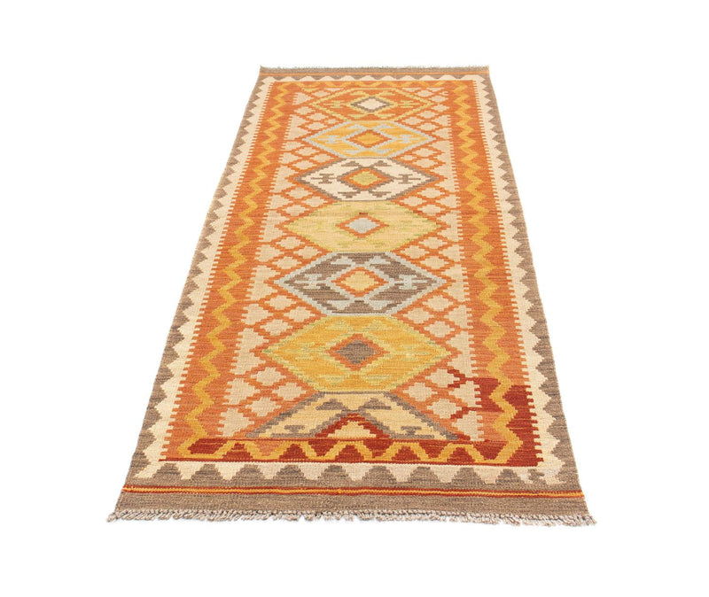 Runner Kelim Carpet - orientalisk matta - 202 x 76 cm - beige