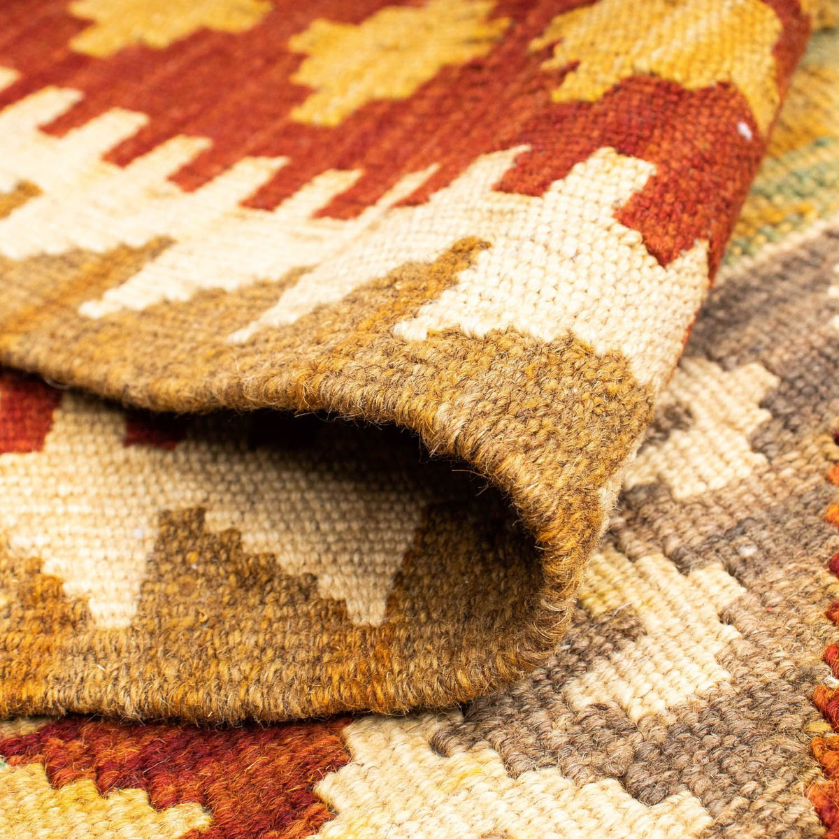 Runner Kelim Carpet - orientalisk matta - 183 x 80 cm - beige