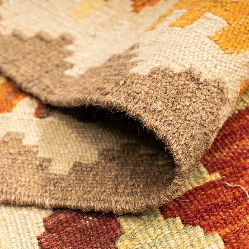 Runner Kelim Carpet - orientalisk matta - 202 x 75 cm - beige