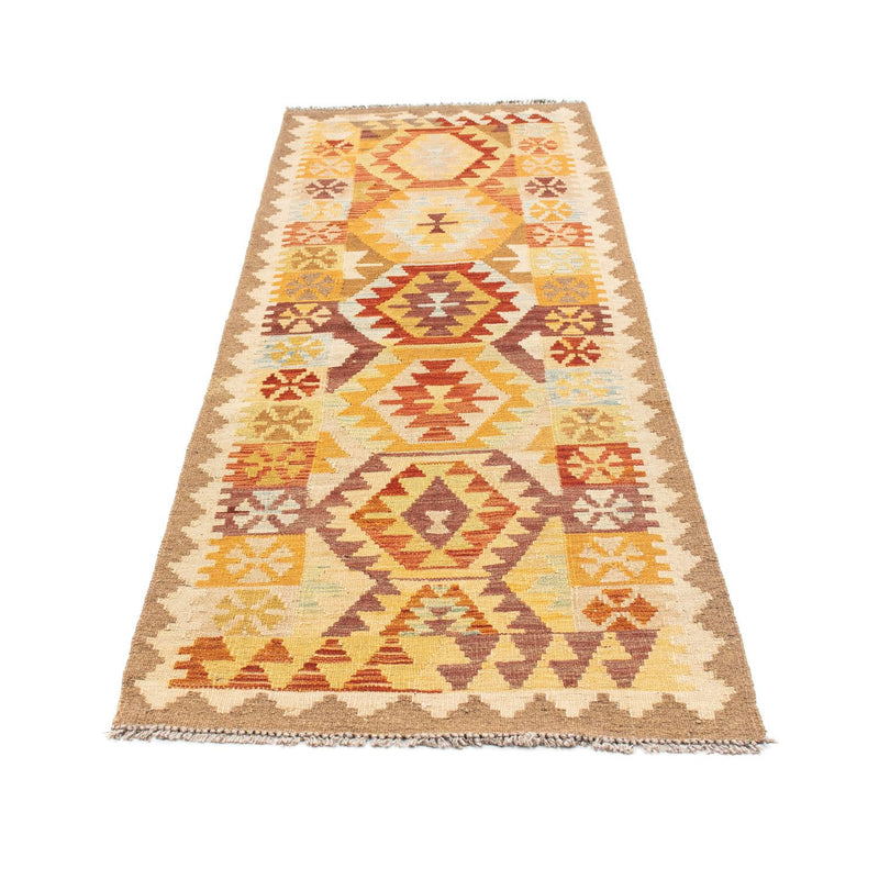 Runner Kelim Carpet - orientalisk matta - 202 x 75 cm - beige
