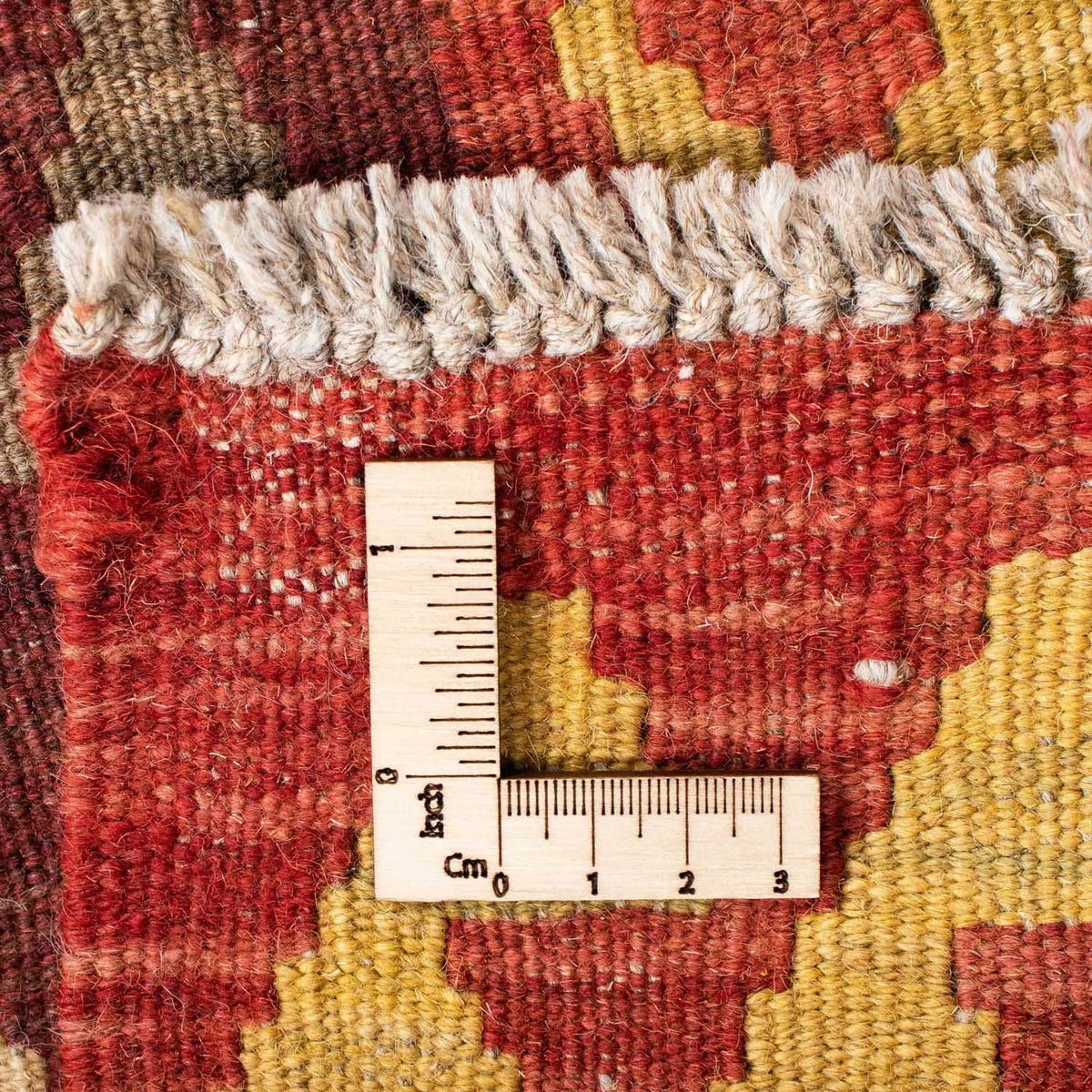 Runner Kelim Carpet - orientalisk matta - 204 x 77 cm - röd