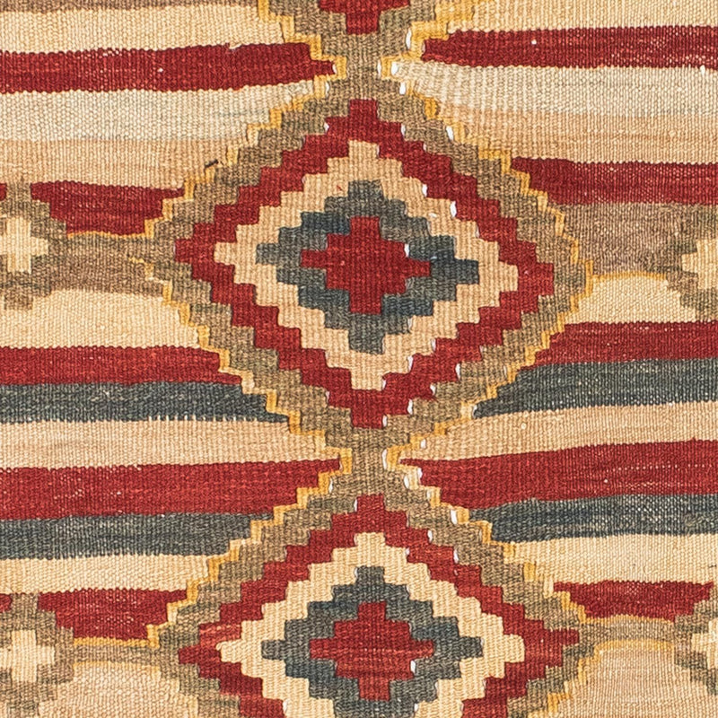 Runner Kelim Carpet - orientalisk matta - 204 x 73 cm - flerfärgad