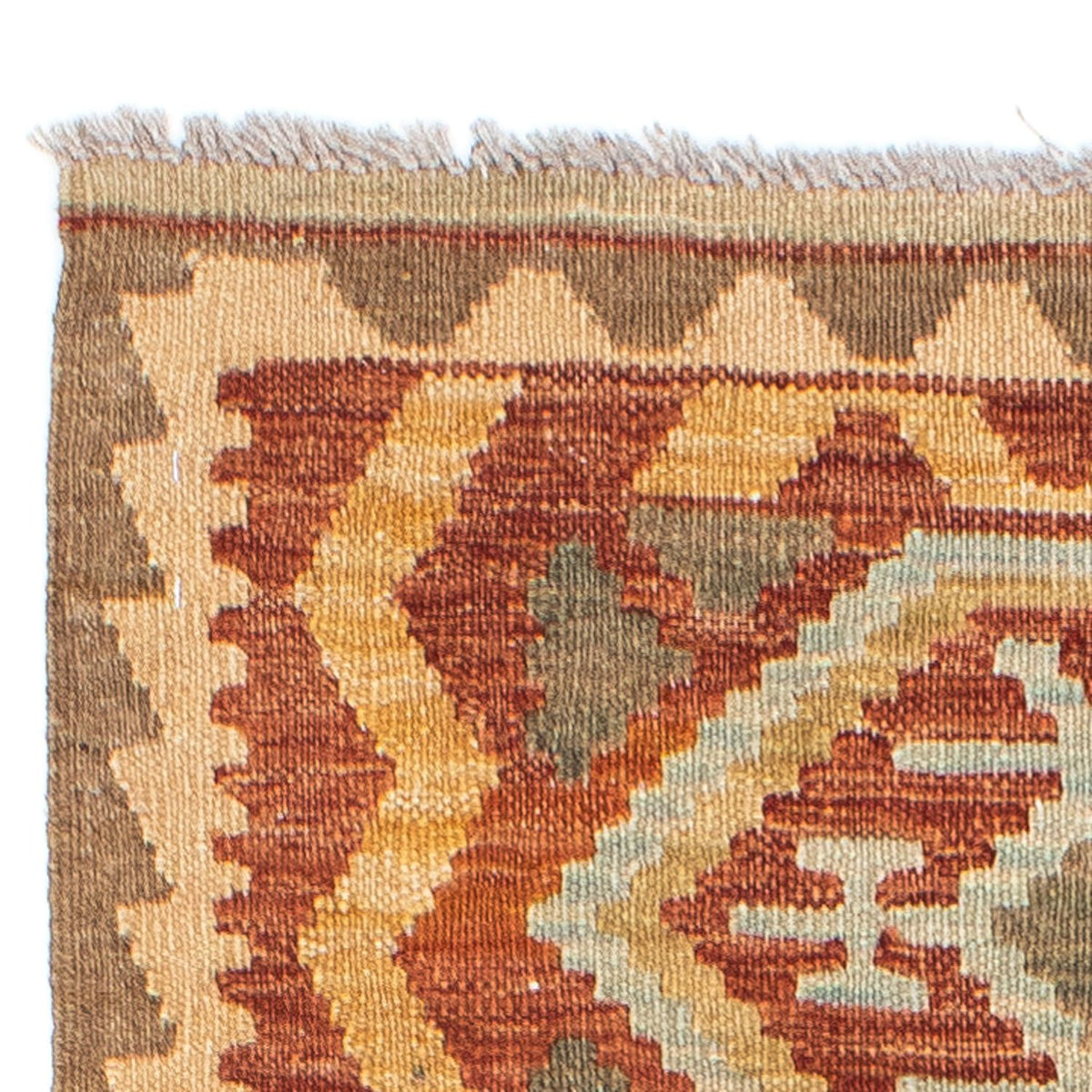 Runner Kelim Carpet - orientalisk matta - 195 x 75 cm - beige