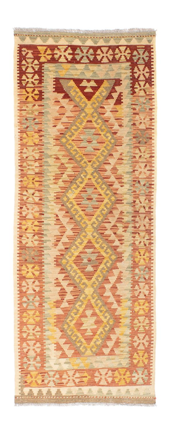 Runner Kelim Carpet - orientalisk matta - 197 x 72 cm - beige