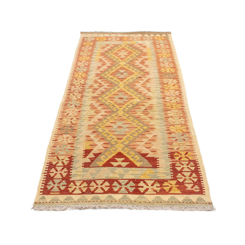 Runner Kelim Carpet - orientalisk matta - 197 x 72 cm - beige
