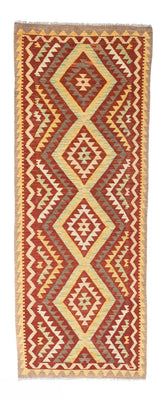 Runner Kelim Carpet - orientalisk matta - 214 x 82 cm - rost