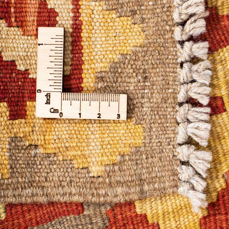 Runner Kelim Carpet - orientalisk matta - 214 x 82 cm - rost