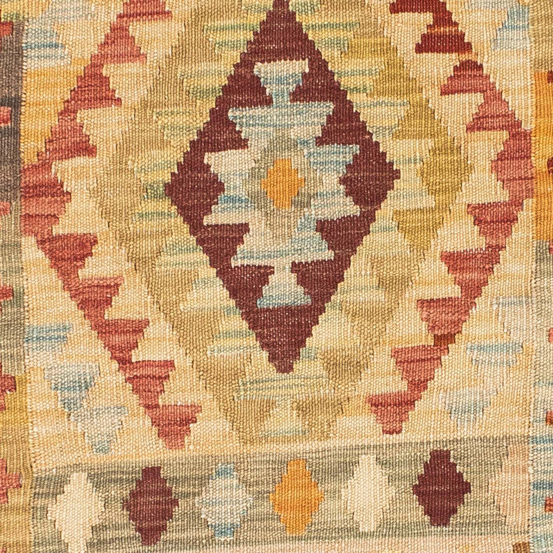Runner Kelim Carpet - orientalisk matta - 198 x 75 cm - beige
