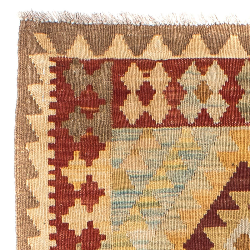 Runner Kelim Carpet - orientalisk matta - 198 x 75 cm - beige