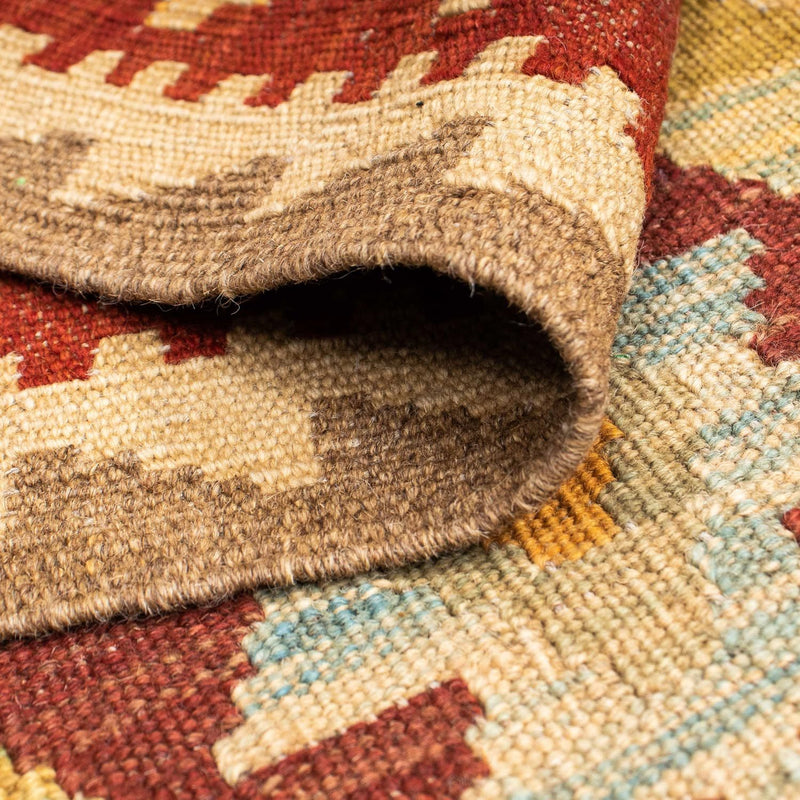 Runner Kelim Carpet - orientalisk matta - 198 x 75 cm - beige