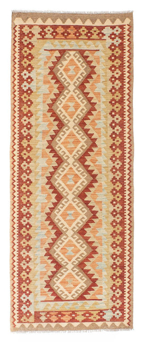 Runner Kelim Carpet - orientalisk matta - 200 x 75 cm - beige