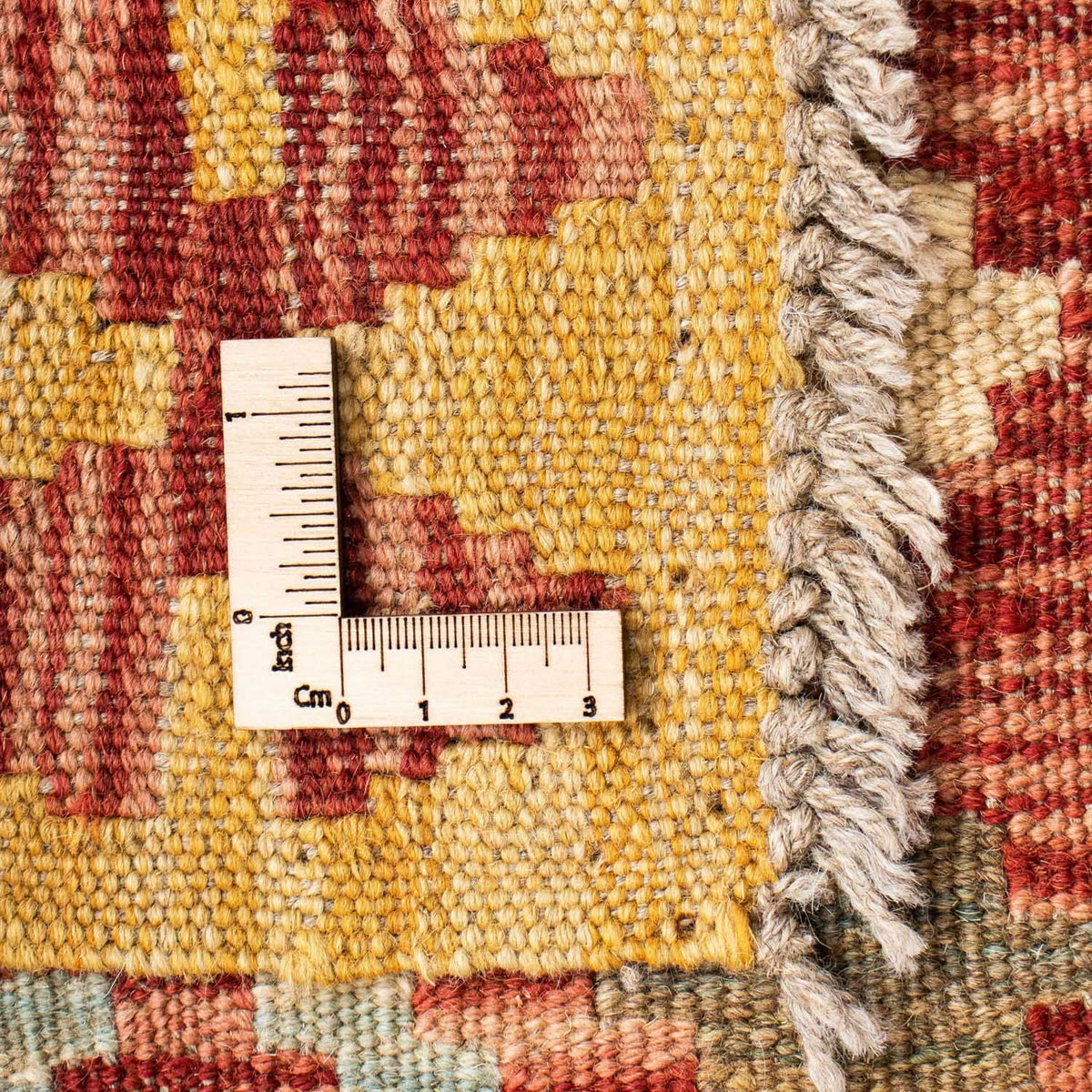 Runner Kelim Carpet - orientalisk matta - 202 x 72 cm - flerfärgad