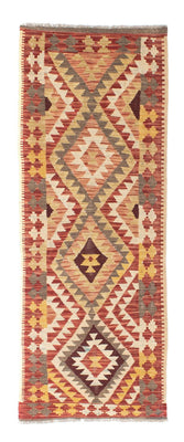 Runner Kelim Carpet - orientalisk matta - 190 x 73 cm - flerfärgad