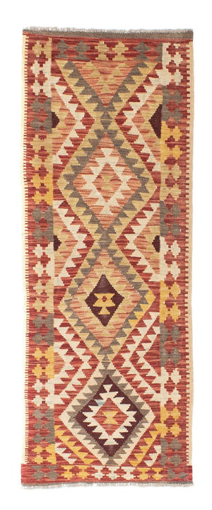 Runner Kelim Carpet - orientalisk matta - 190 x 73 cm - flerfärgad