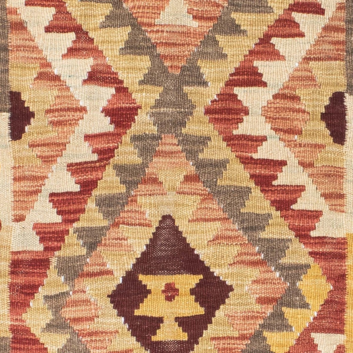Runner Kelim Carpet - orientalisk matta - 190 x 73 cm - flerfärgad