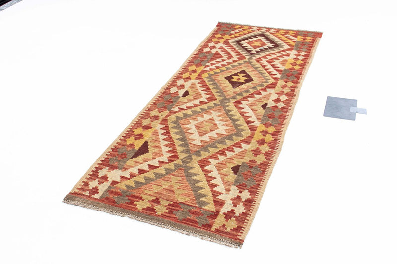 Runner Kelim Carpet - orientalisk matta - 190 x 73 cm - flerfärgad