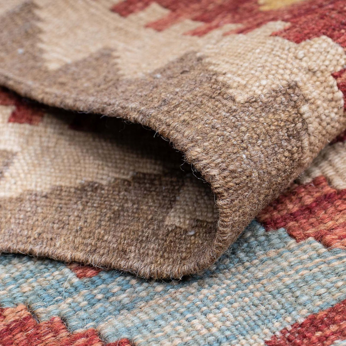 Runner Kelim Carpet - Splash - 202 x 65 cm - flerfärgad