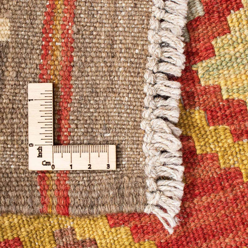 Runner Kelim Carpet - orientalisk matta - 203 x 67 cm - röd