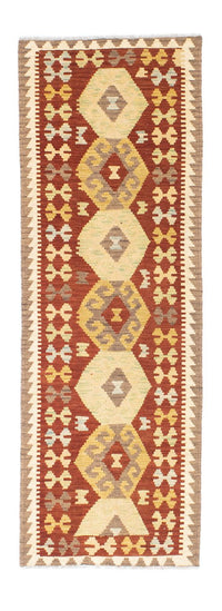 Runner Kelim Carpet - orientalisk matta - 195 x 67 cm - rost