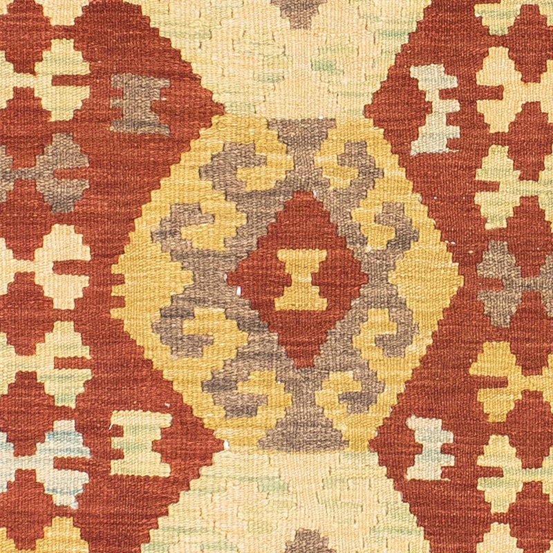 Runner Kelim Carpet - orientalisk matta - 195 x 67 cm - rost