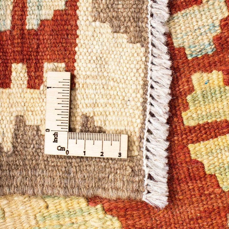 Runner Kelim Carpet - orientalisk matta - 195 x 67 cm - rost