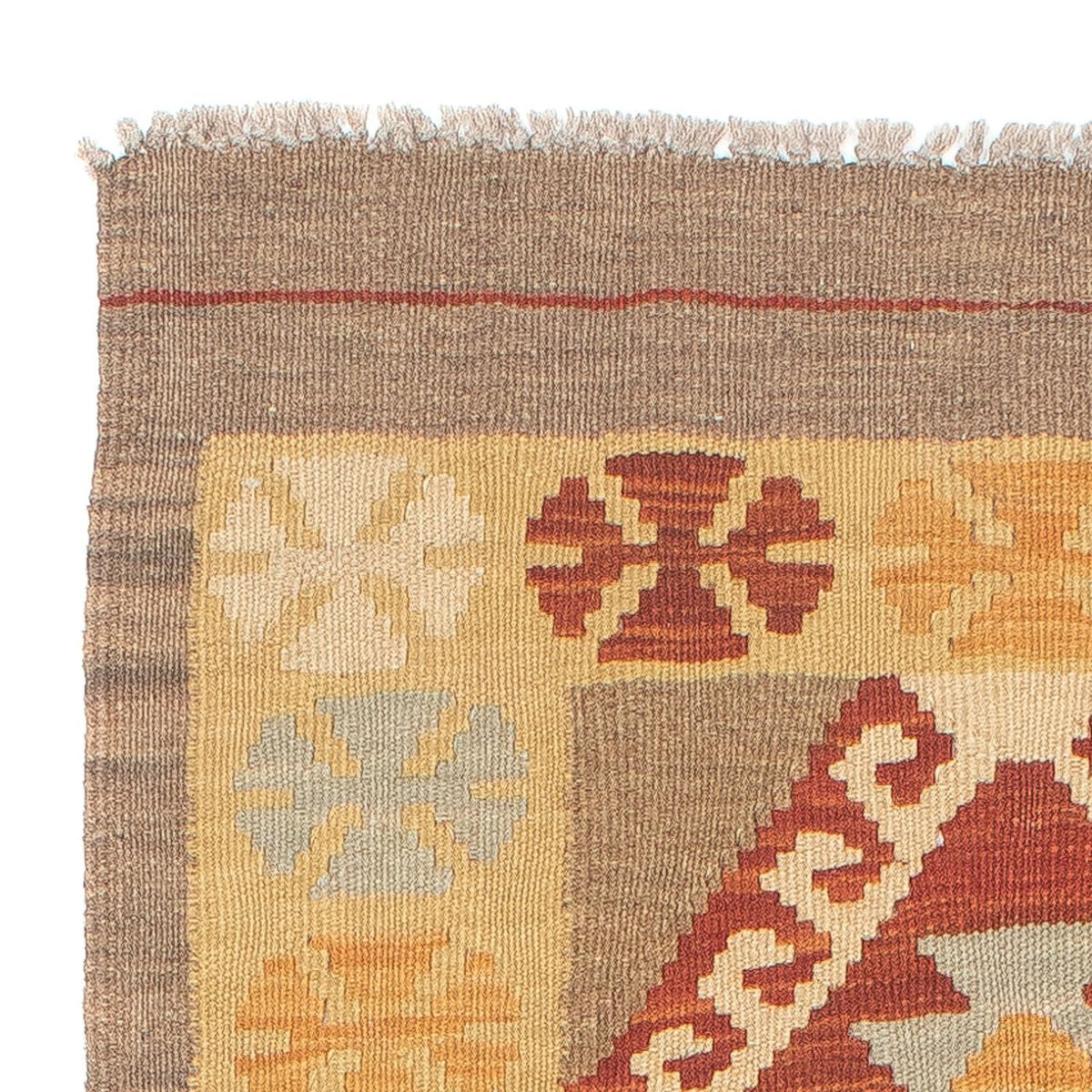 Runner Kelim Carpet - Splash - 195 x 62 cm - flerfärgad