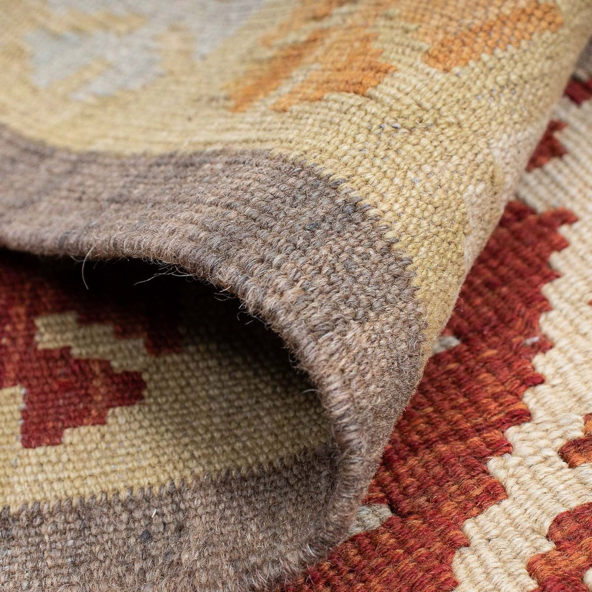 Runner Kelim Carpet - Splash - 195 x 62 cm - flerfärgad