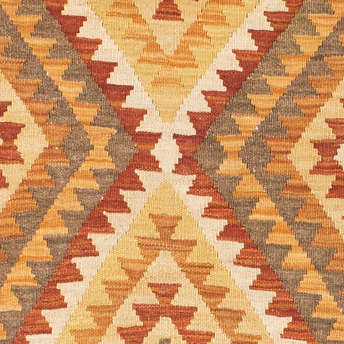 Runner Kelim Carpet - orientalisk matta - 192 x 69 cm - ljusbrun